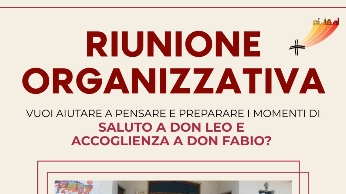 Riunione organizzativa